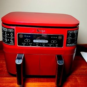 Ninja, air fryer, two fryer drawers